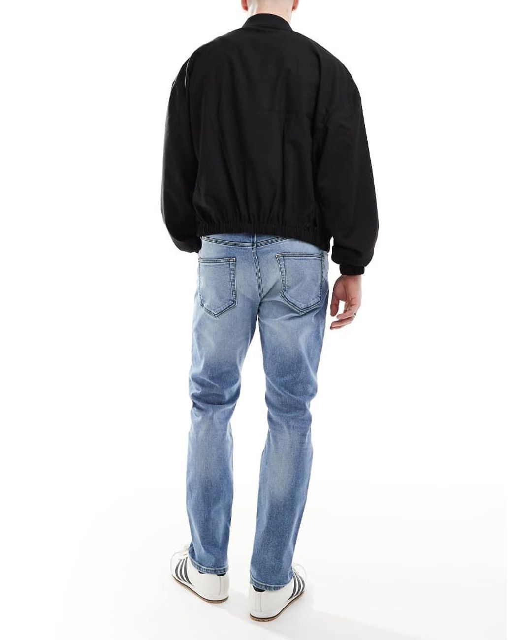 French Connection Black French Connection Slim Leg Jeans for men
