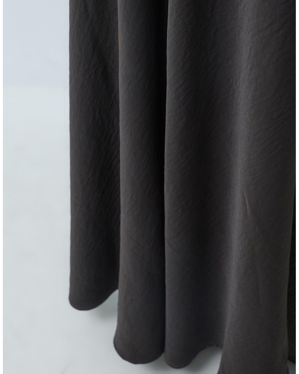 JDY Petite Black A-line Satin Maxi Skirt