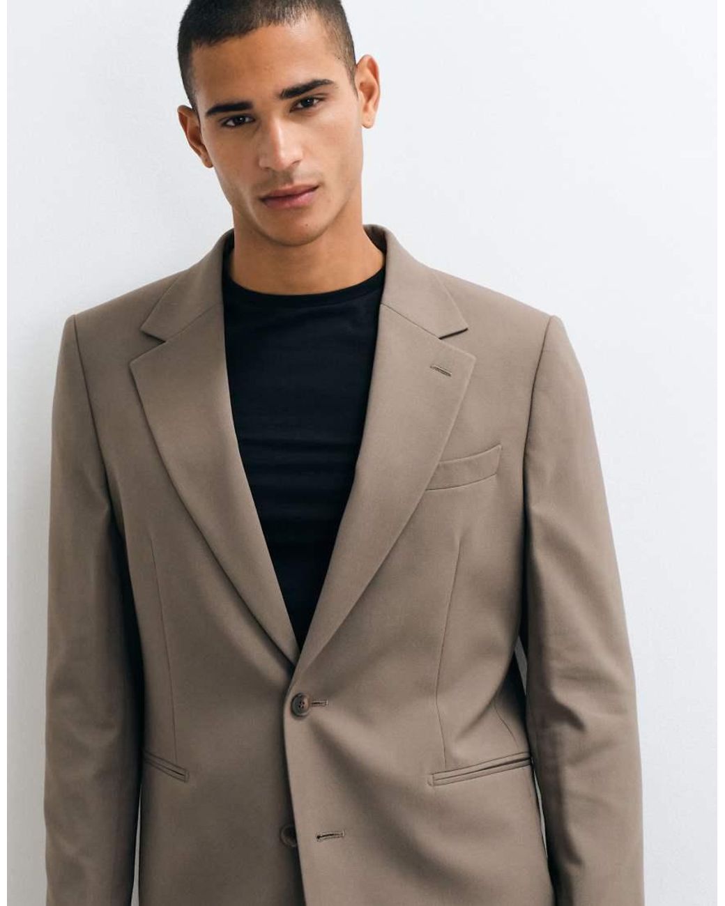 ASOS Brown Slim Suit Blazer for men