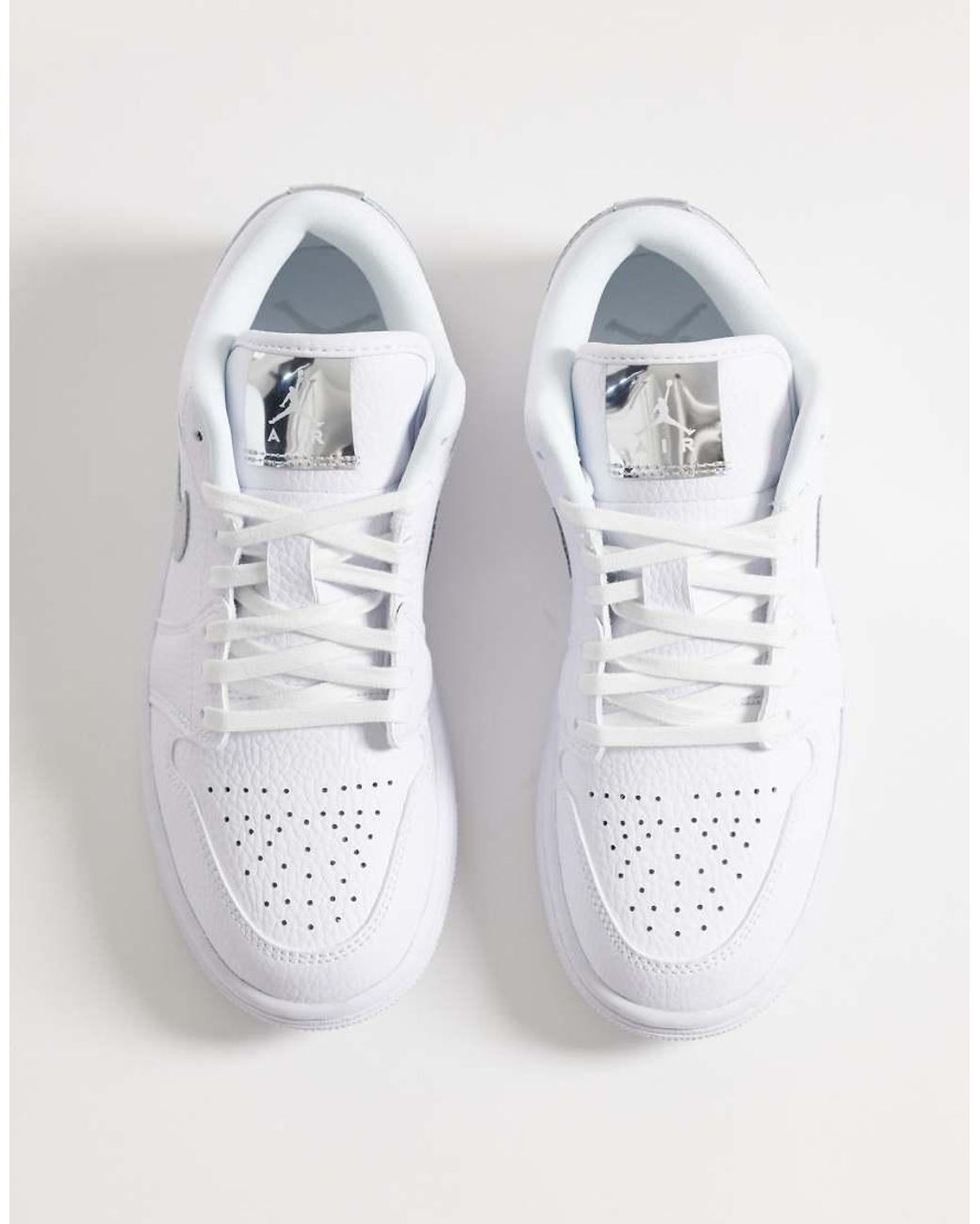 Nike White Nike Air 1 Low Trainers