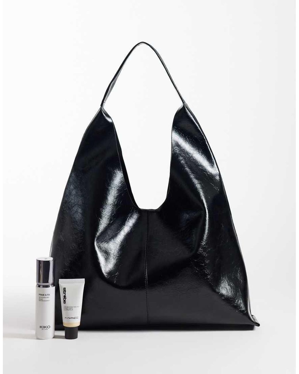 ASOS Black Scoop Bonded Tote Bag