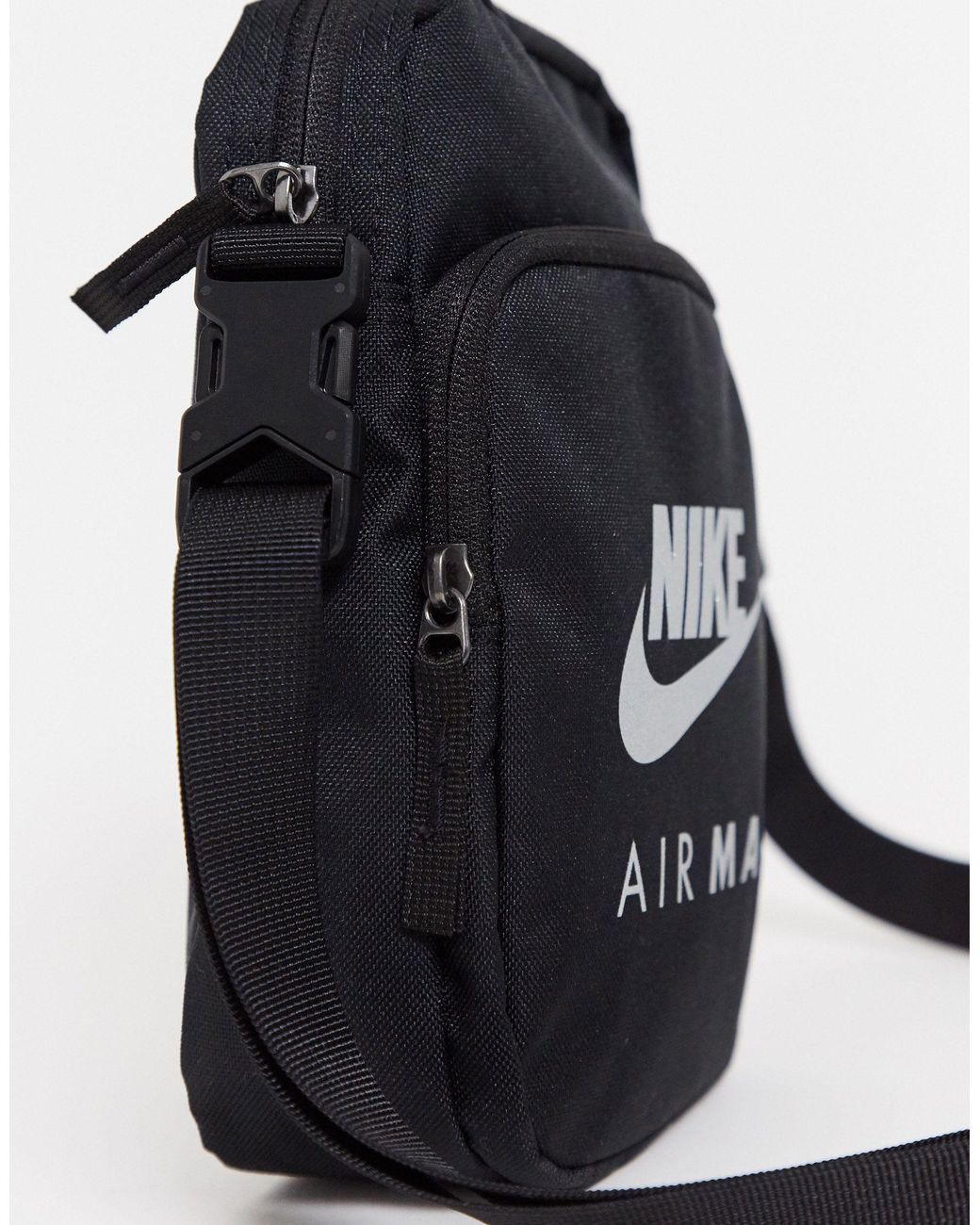 Air Max - Borsello nero con logo scintillante da Uomo di Nike in Nero | Lyst