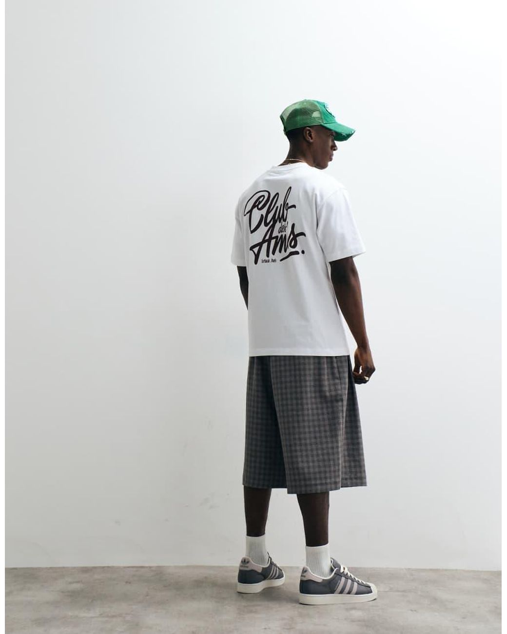 ASOS White Relaxed T-Shirt With Text Graphic for men
