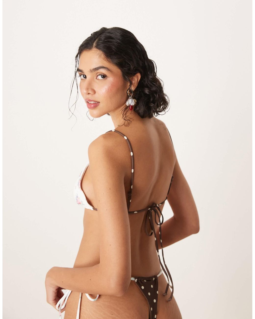 For Love & Lemons Black Bay Bikini Bottom Co-Ord