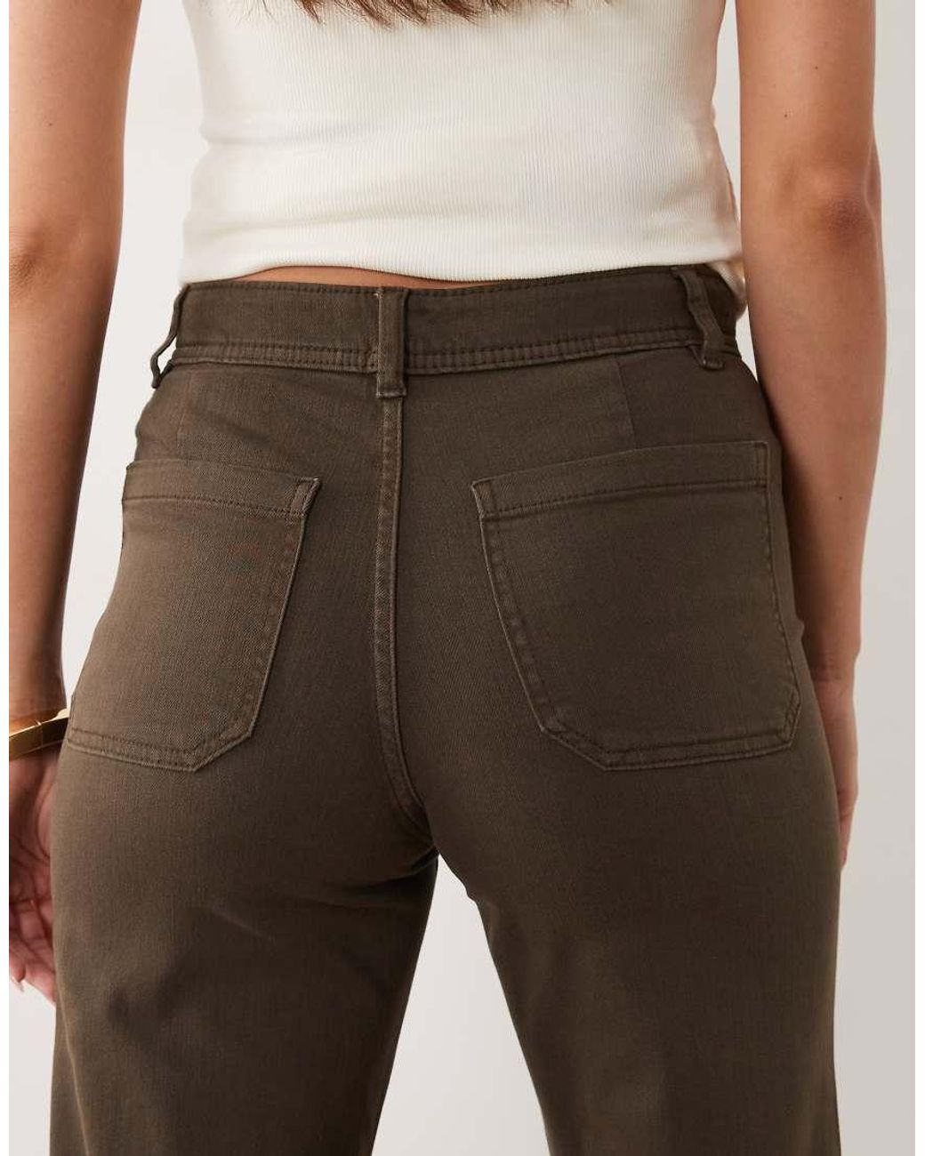 Jdy Natural High Waist Wide Leg Jeans