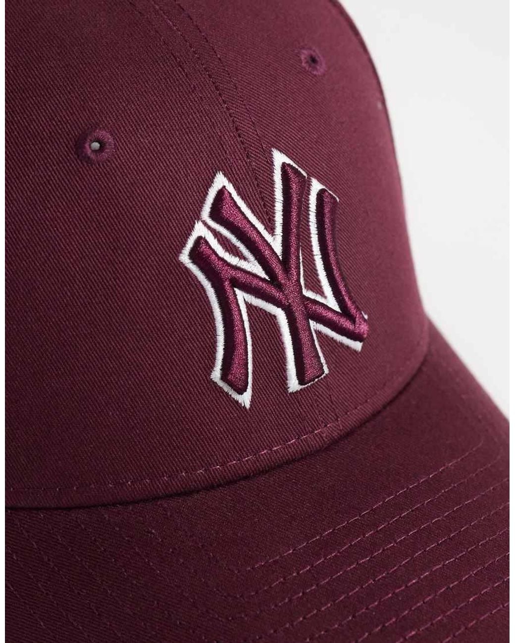 KTZ Red Ny Yankees Outline Logo 9Forty Cap