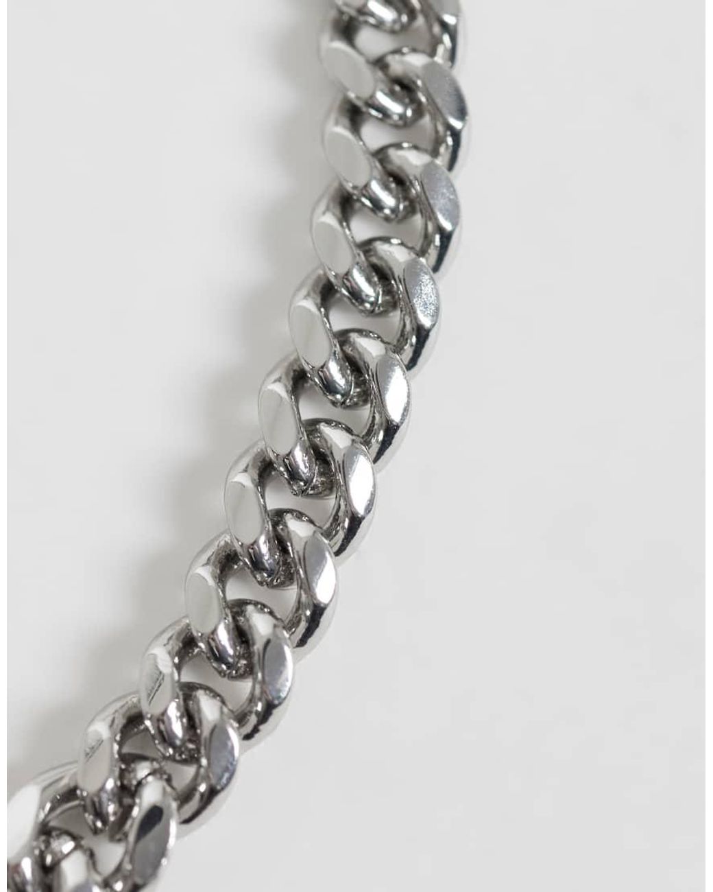 ASOS Natural Graduated Chain Bracelet for men