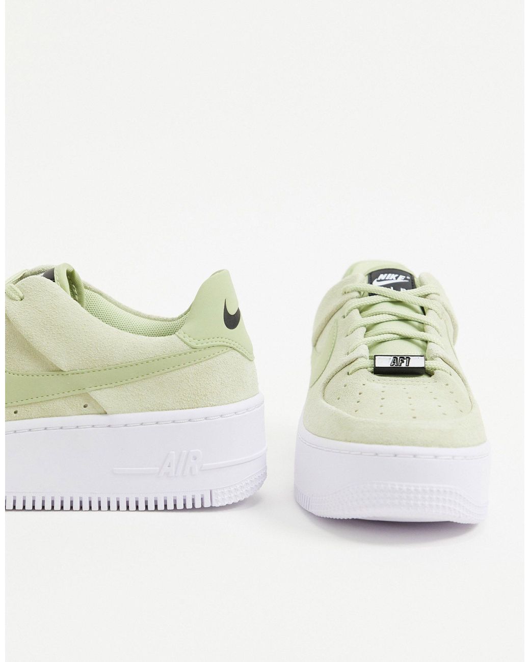 Zapatillas en ante verde Air Force 1 Sage Nike de color Verde | Lyst