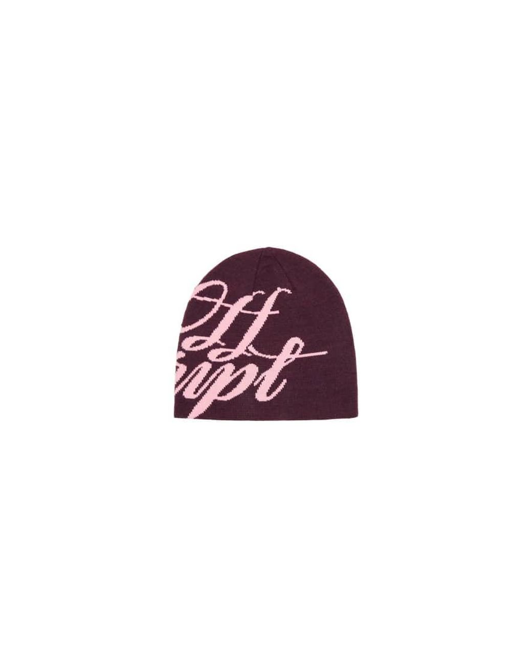 Bershka Purple Graphic Beanie