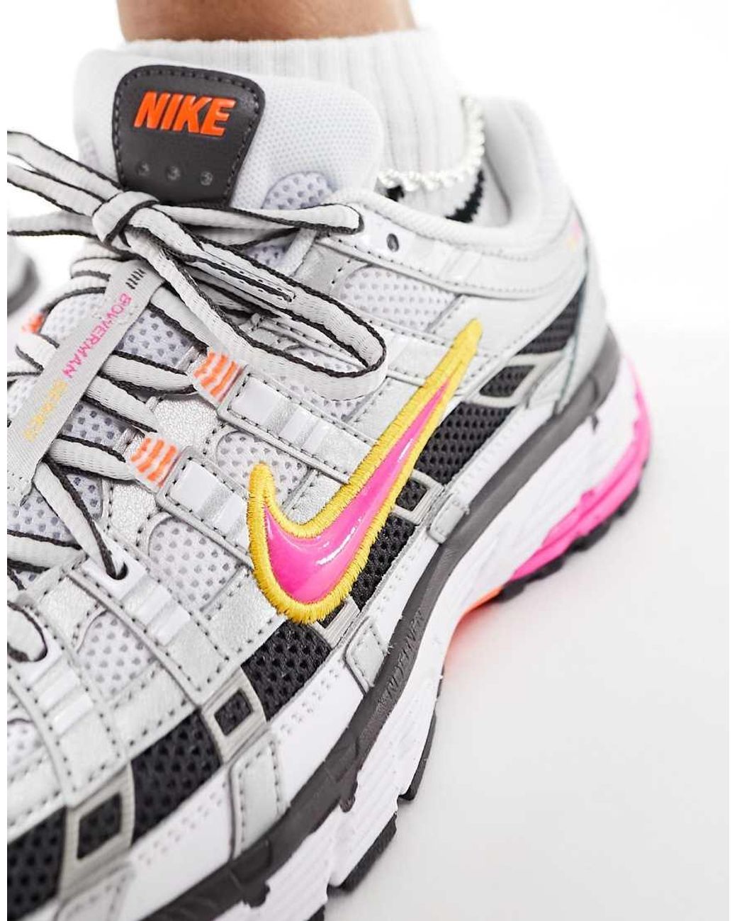 Nike White P-6000 Sneakers