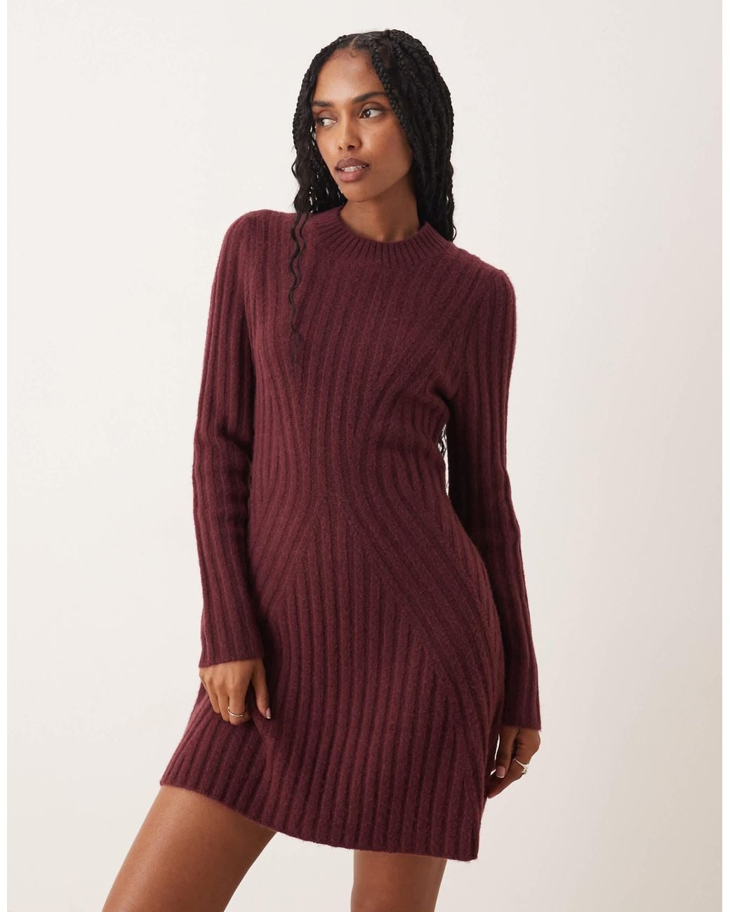 ASOS Knit Structured Mini Dress