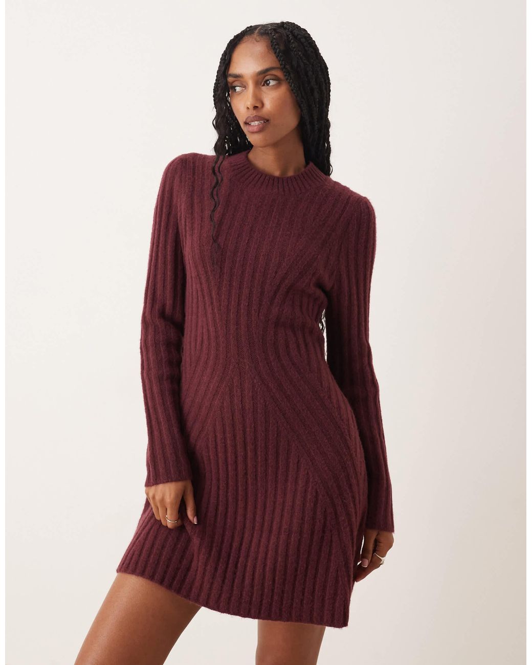 ASOS Knit Structured Mini Dress
