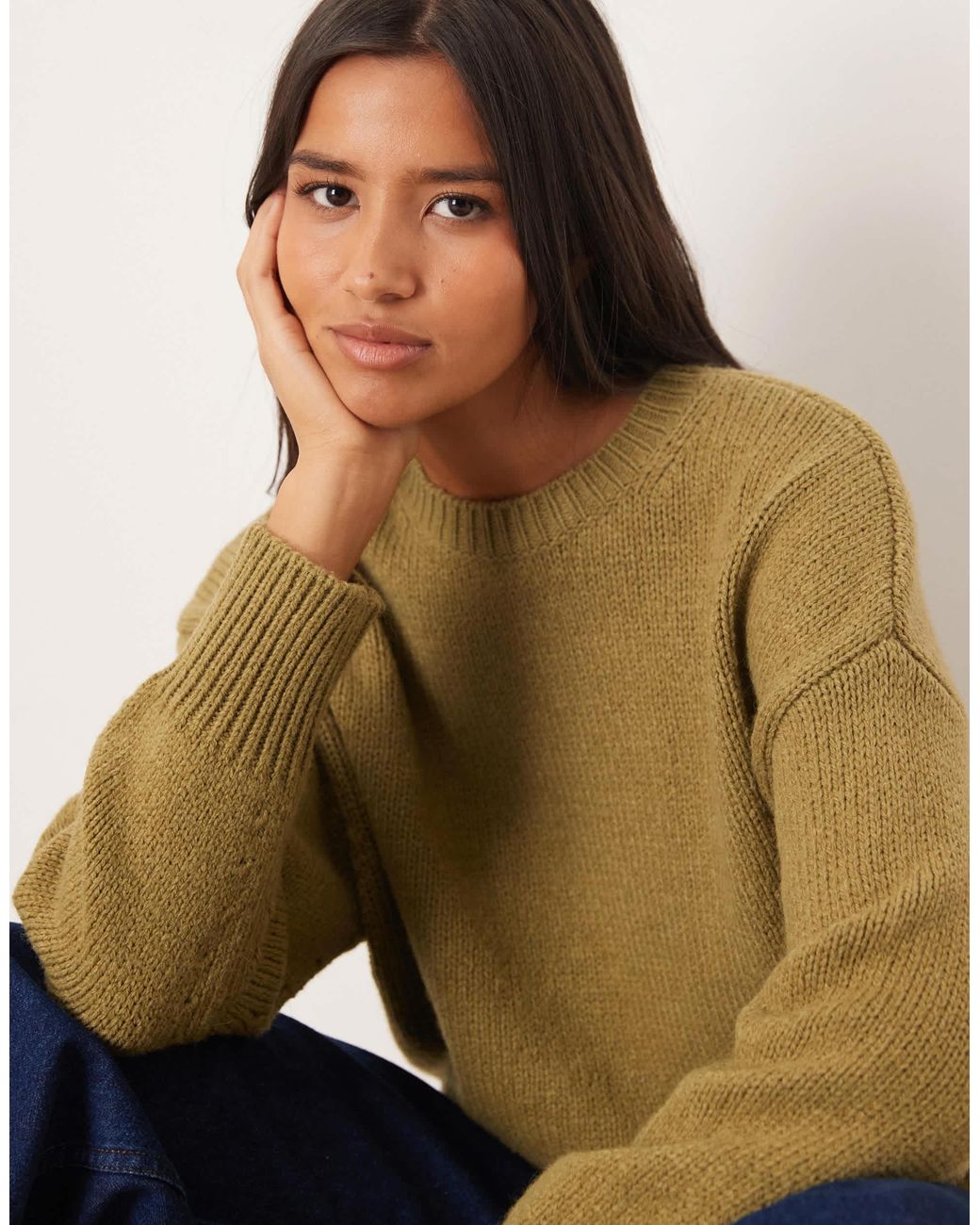 Mango Blue – grobstrickpullover