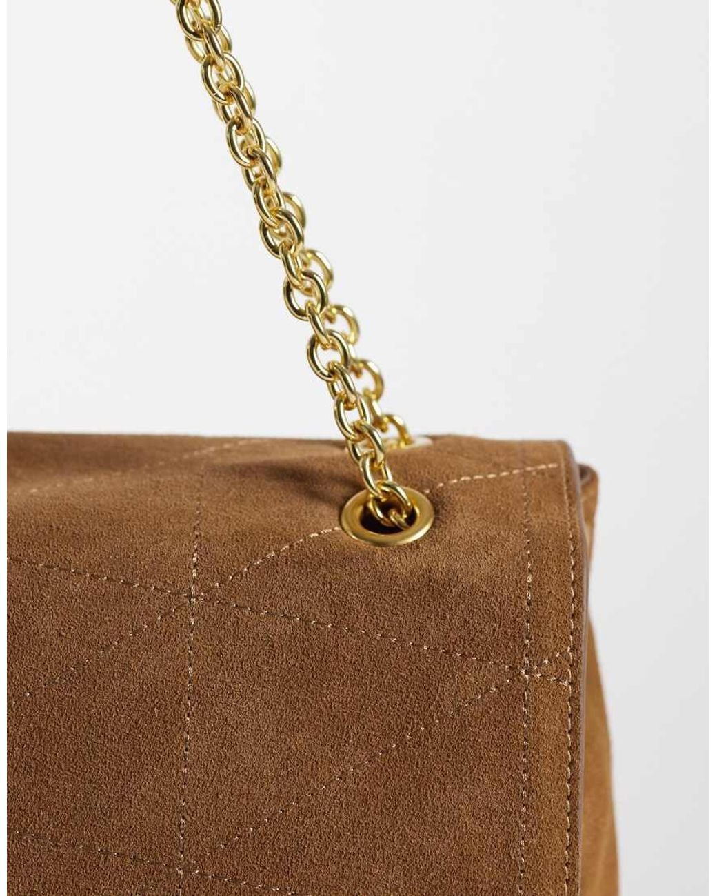 Borsa A Spalla di Mango in Brown