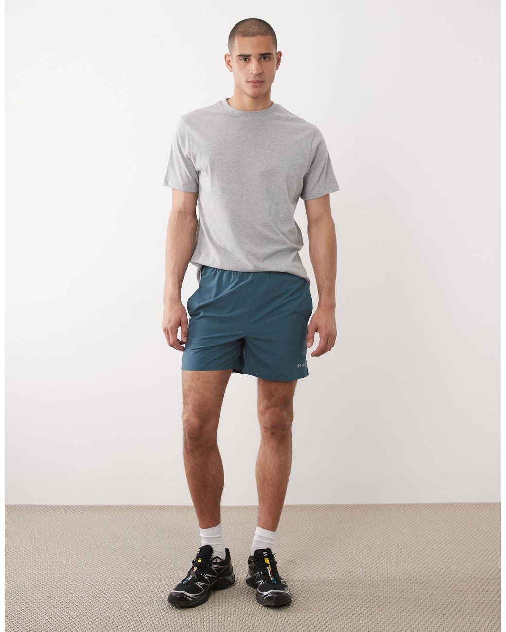 Columbia – stealth spring – gefütterte shorts in Blue für Herren