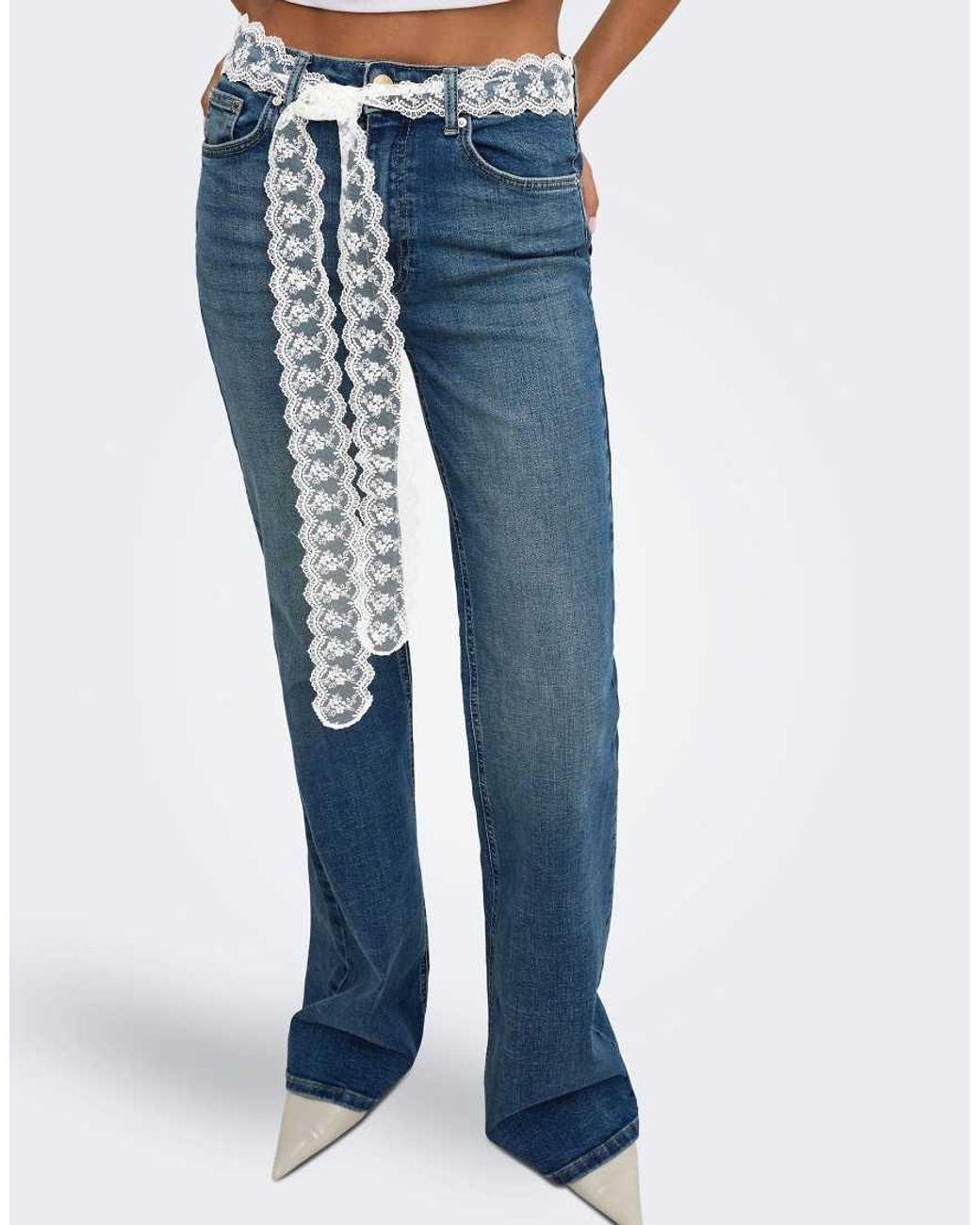 ONLY Blue Flared Fit Jeans