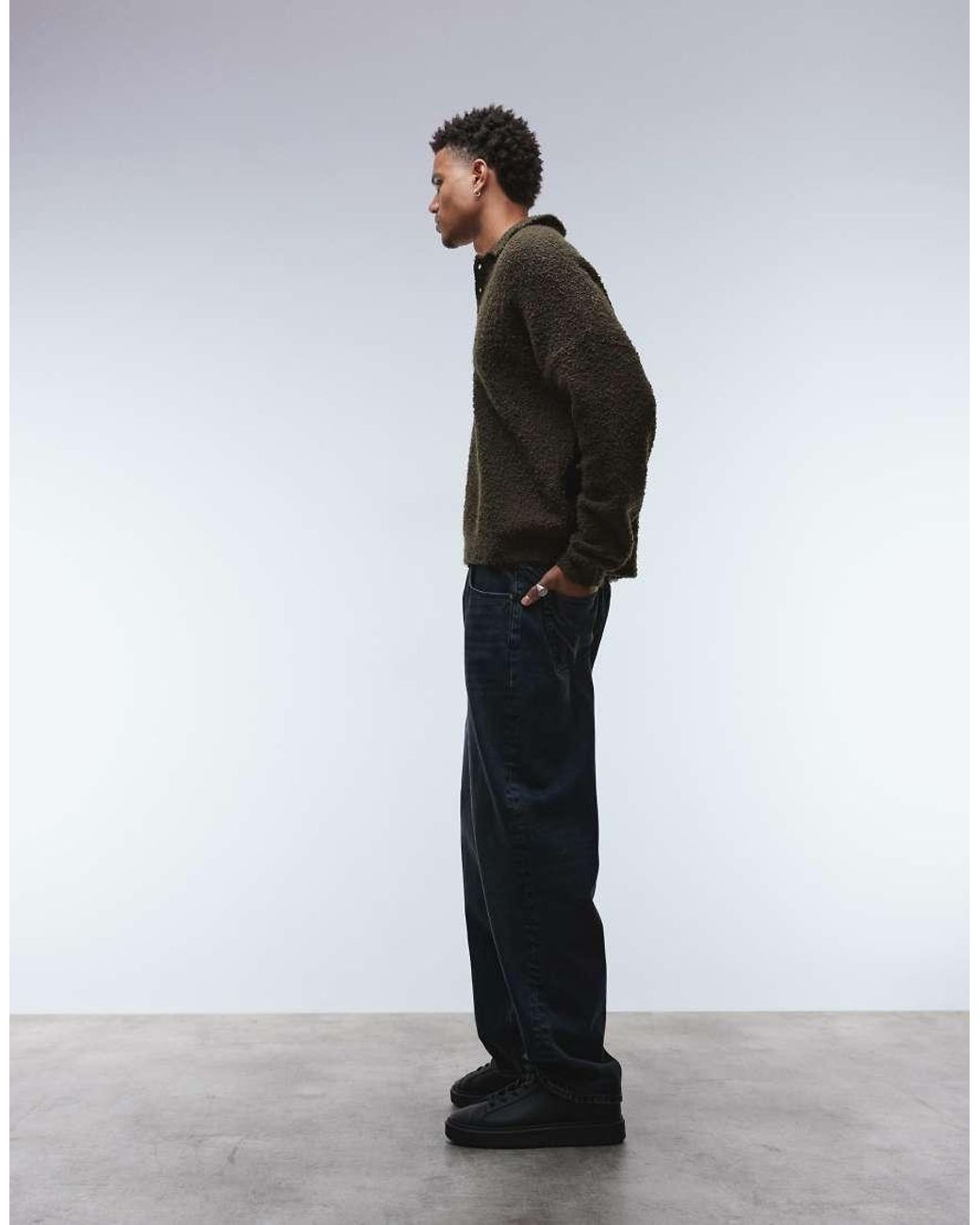 ASOS Green Straight Fit Jeans for men