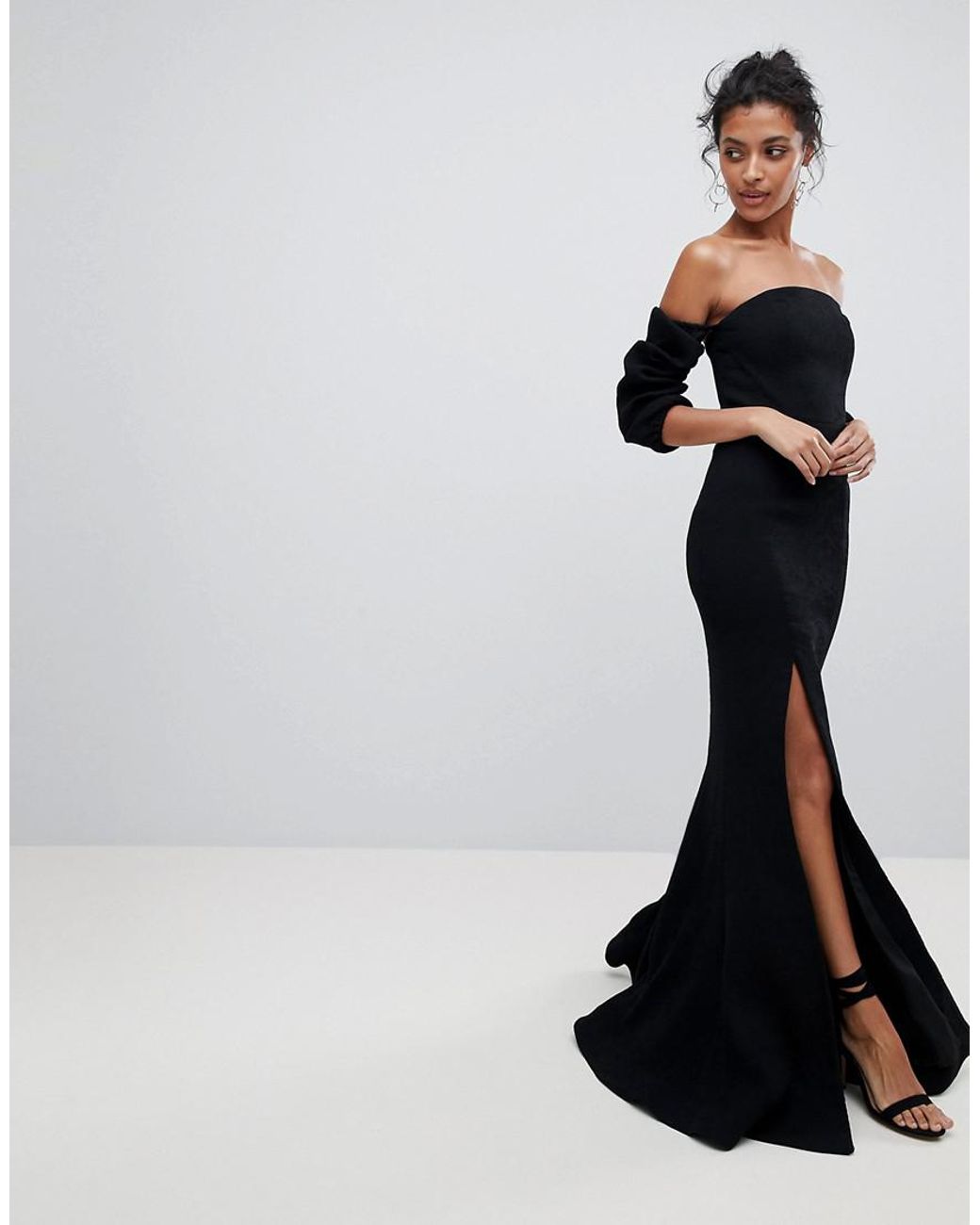 C/meo Collective Off Shoulder Split 