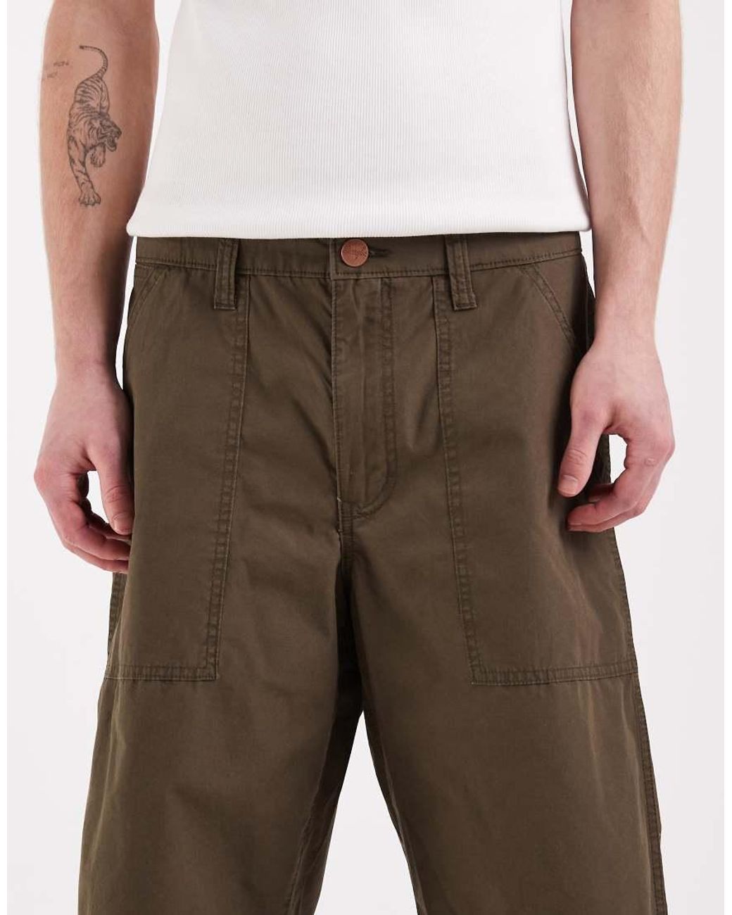 Wrangler Natural Utility Lightweight Cotton Shorts for men