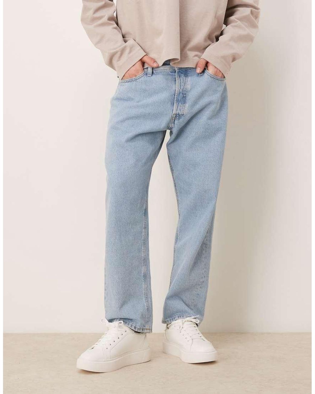 Sneakers Stringate Bianche di ASOS in Blue da Uomo
