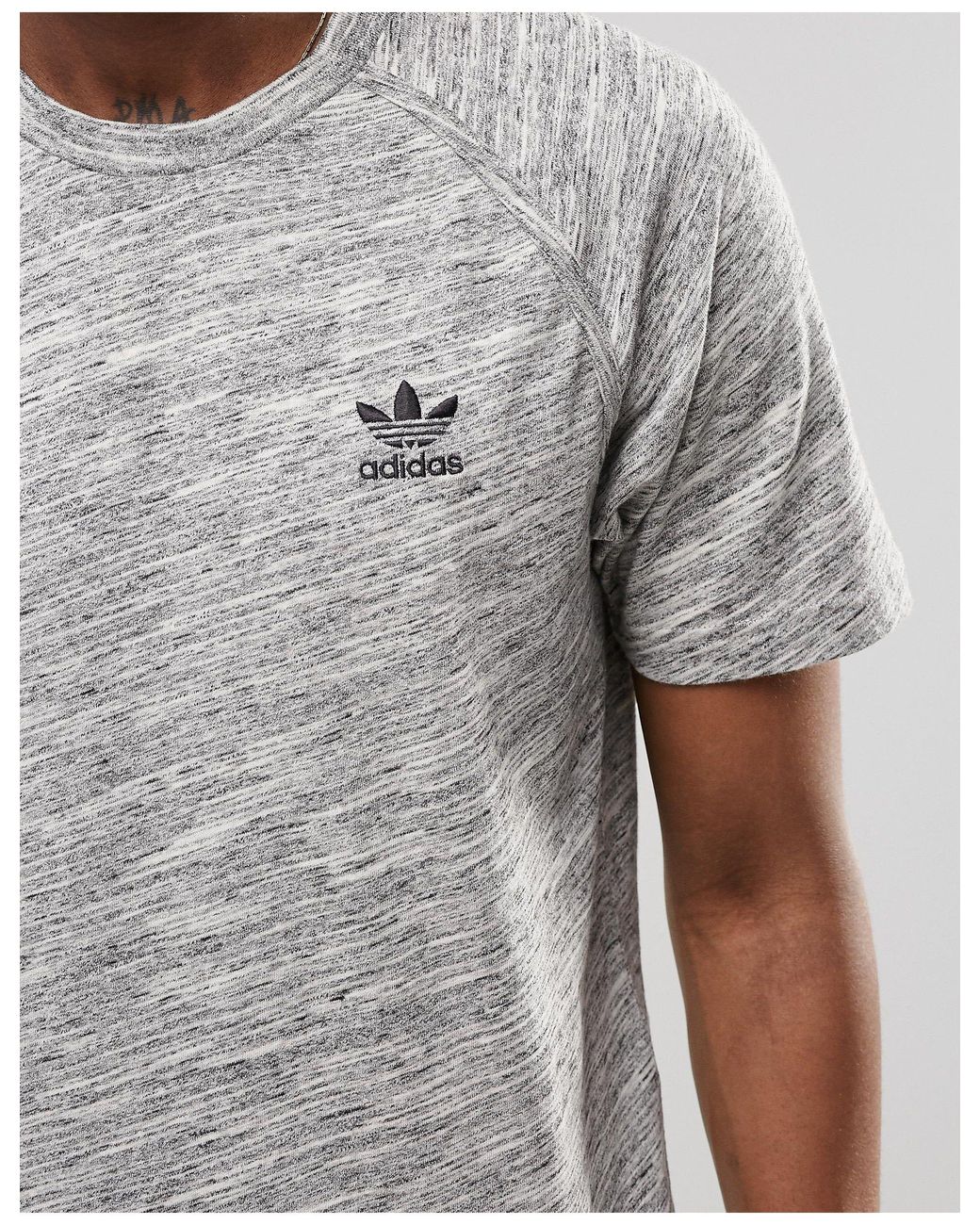 Camiseta con logo adidas Originals de hombre de color Blanco | Lyst