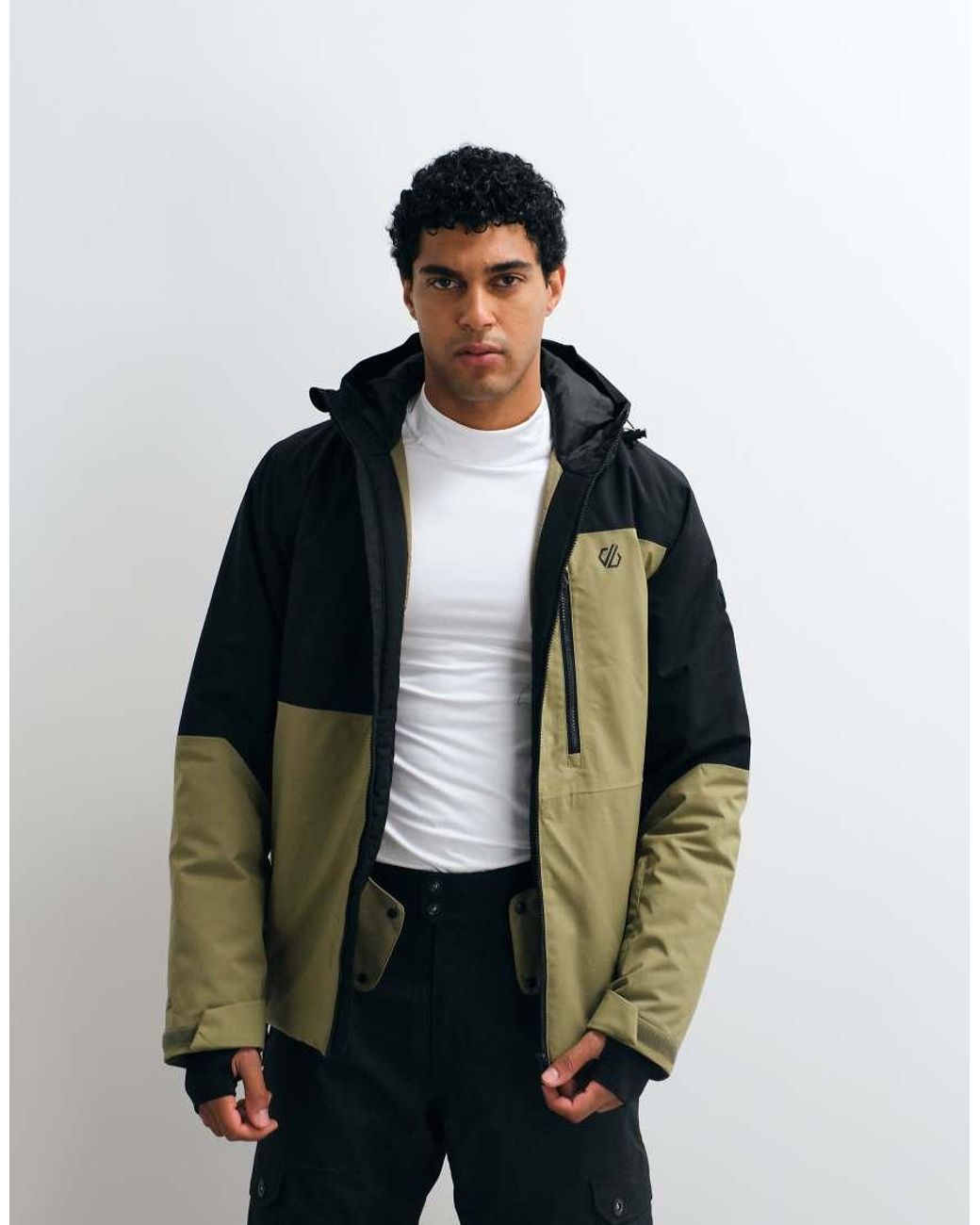 Dare 2b Green Waterproof Halfpipe Iv Insulated Jacket for men