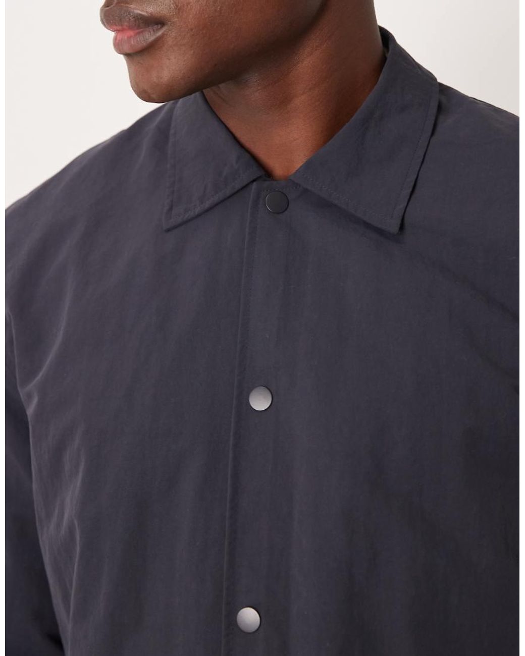 SELECTED Blue Coach Jacket for men