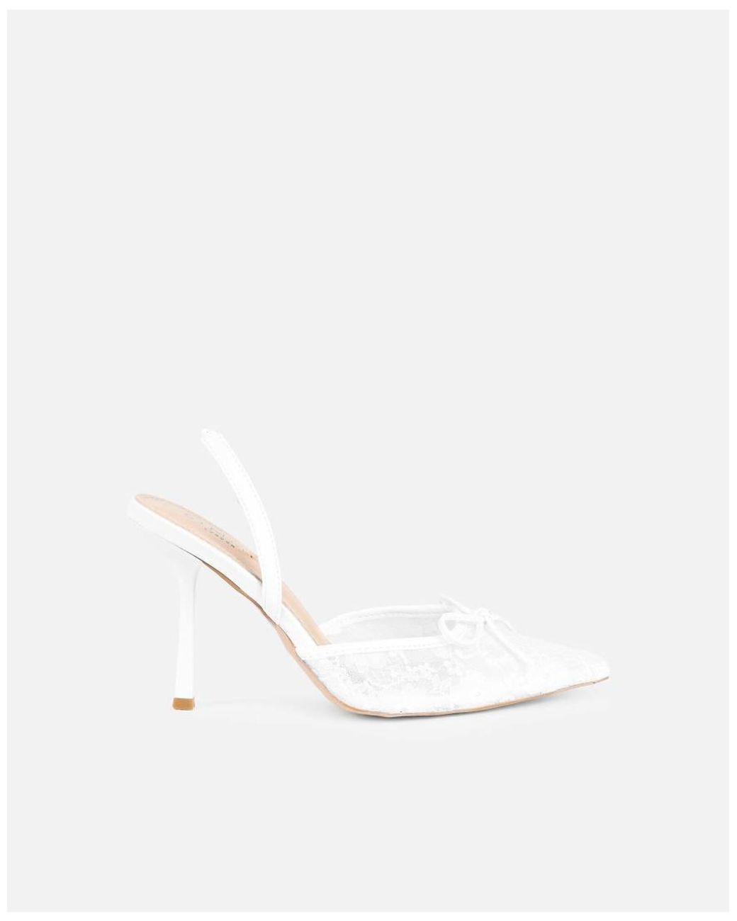 SIMMI Natural Bebee Bow Heeled Sandals