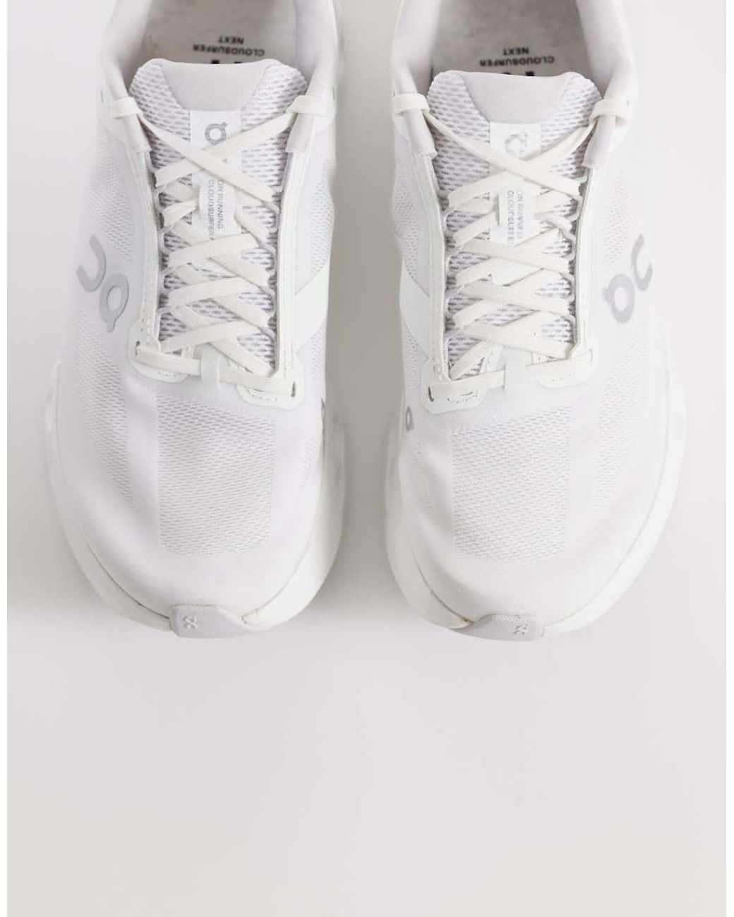 On Shoes White Cloudsurfer Next Running Trainers for men