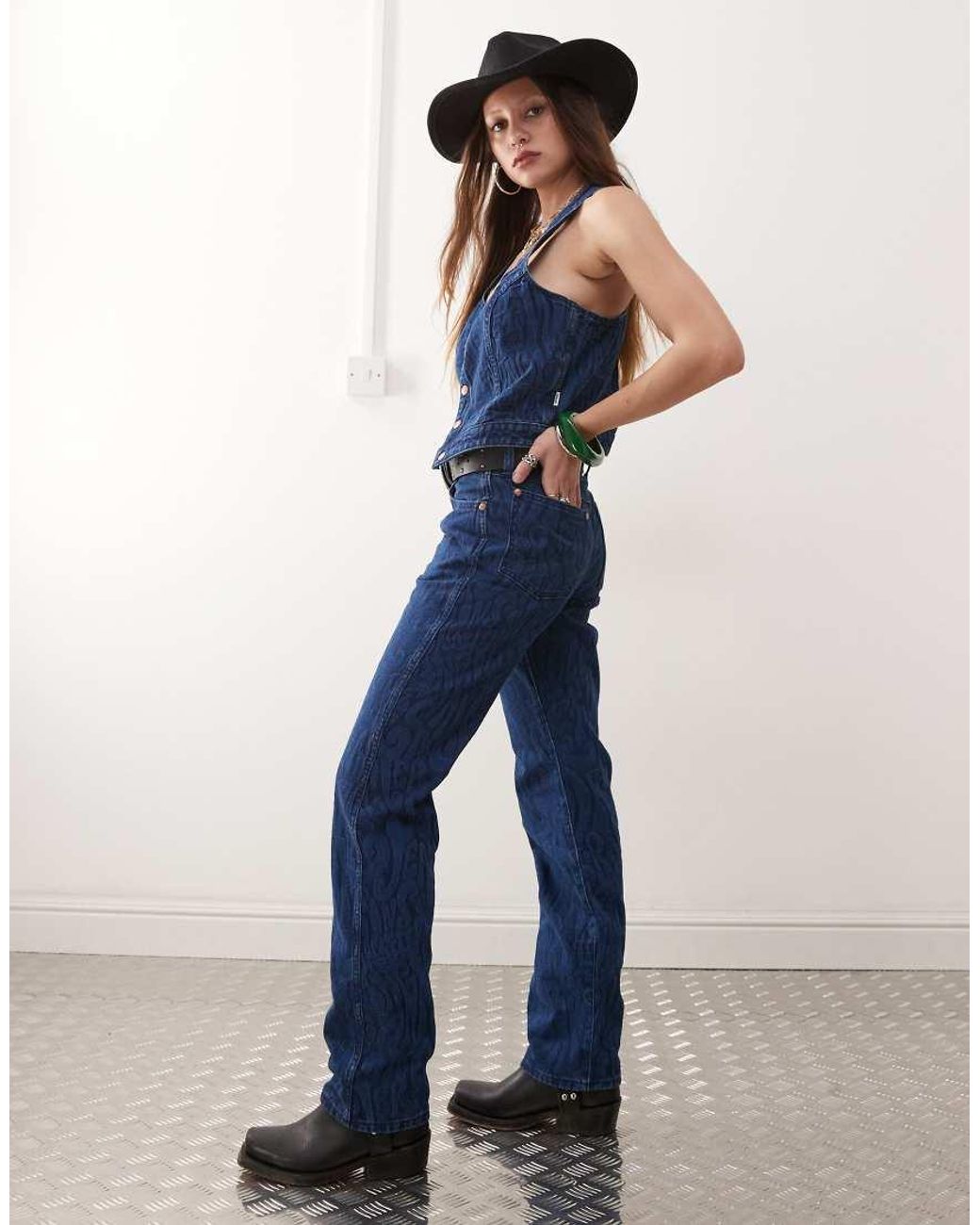 Sunset di Wrangler in Blue