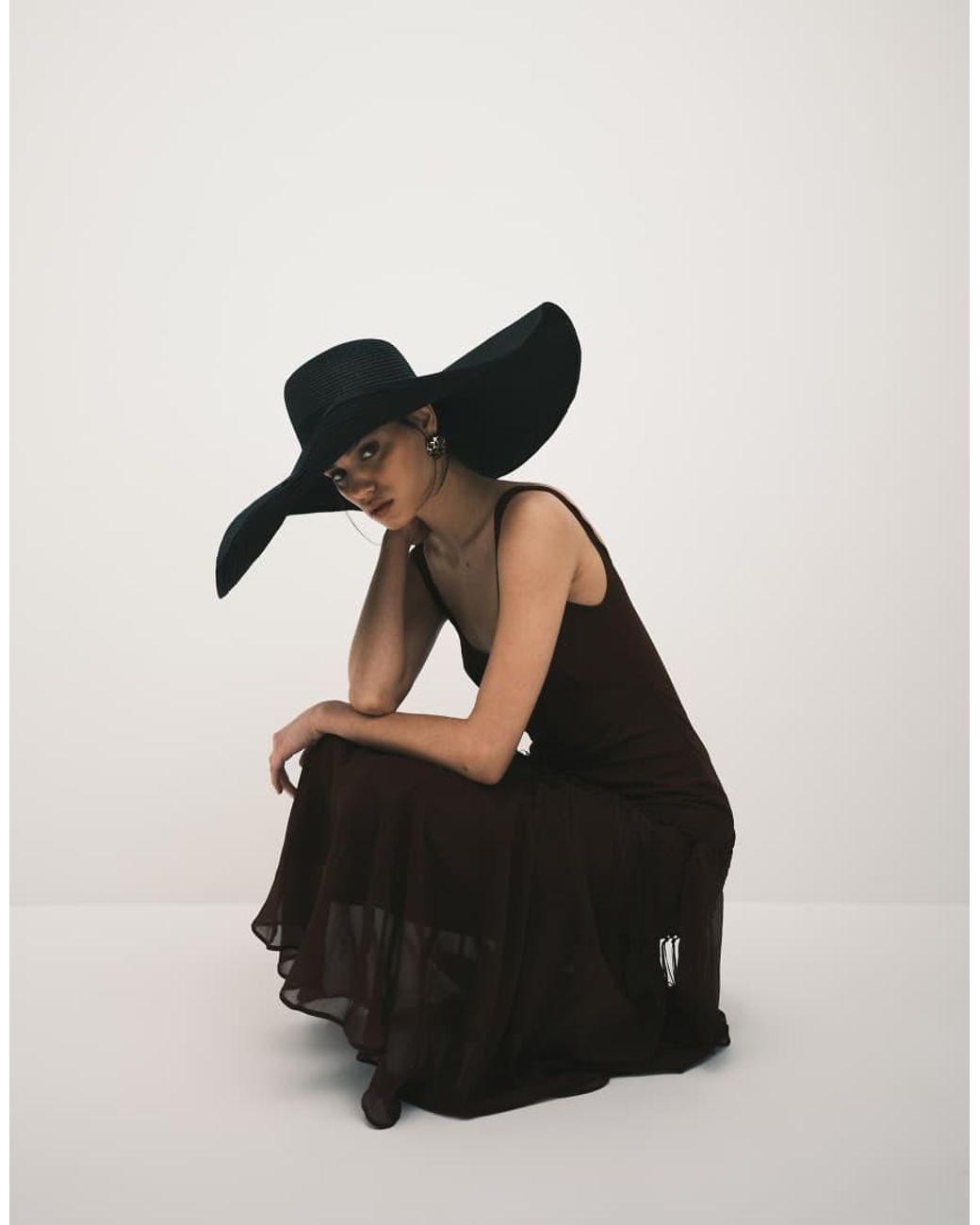 ASOS Black Oversized Straw Hat