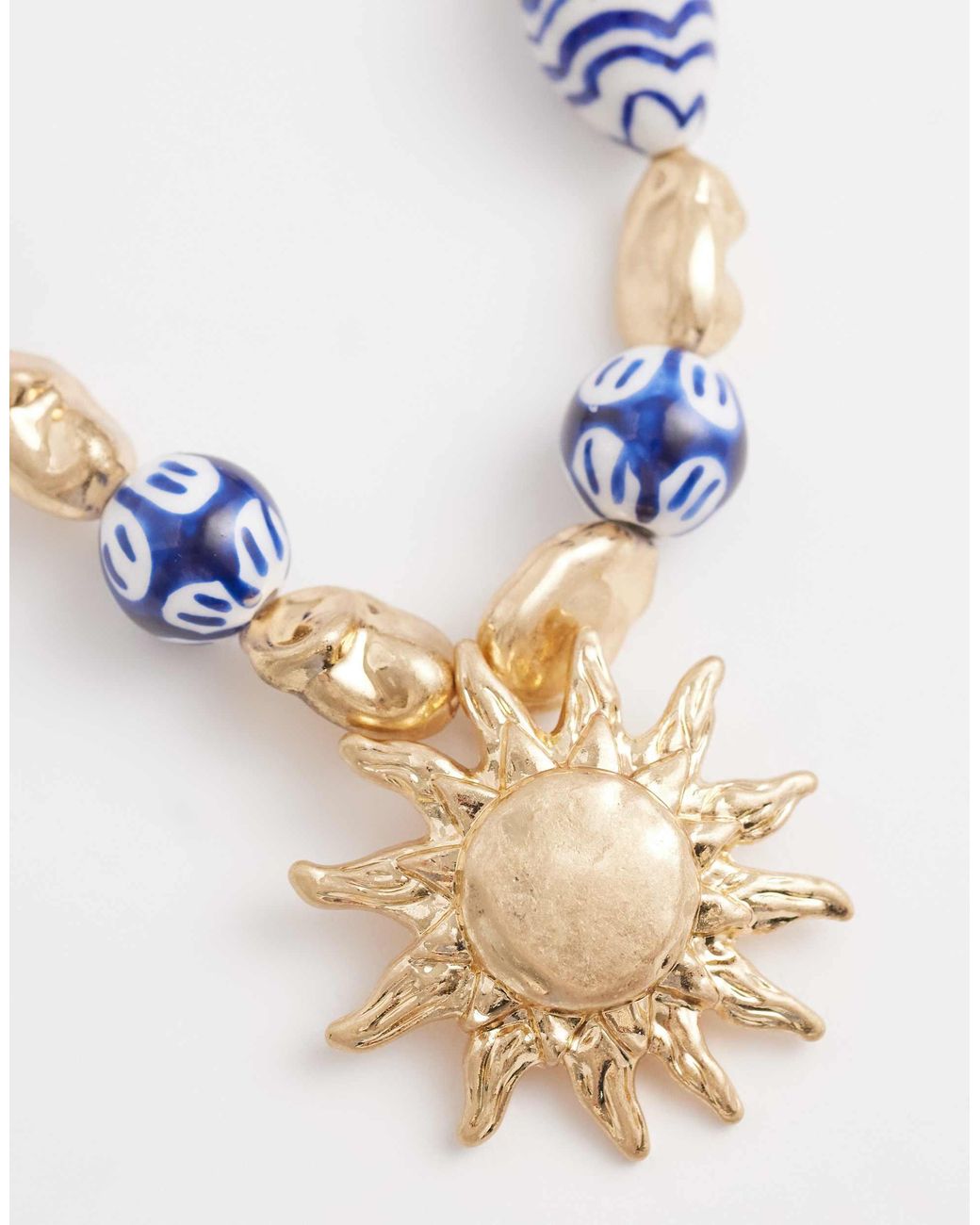 Accessorize Metallic – riviera – halskette mit perlen