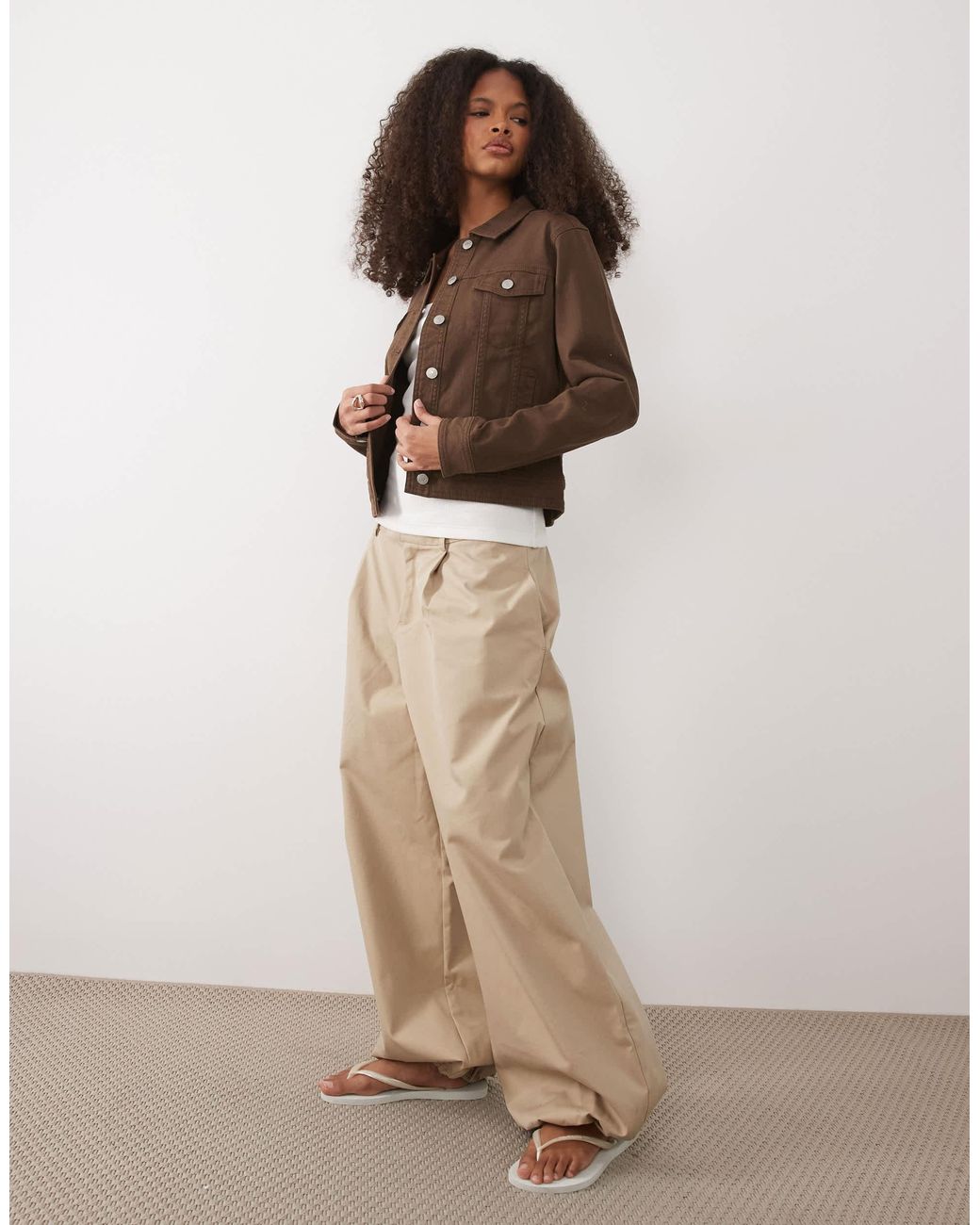 Threadbare Brown Denim Jacket