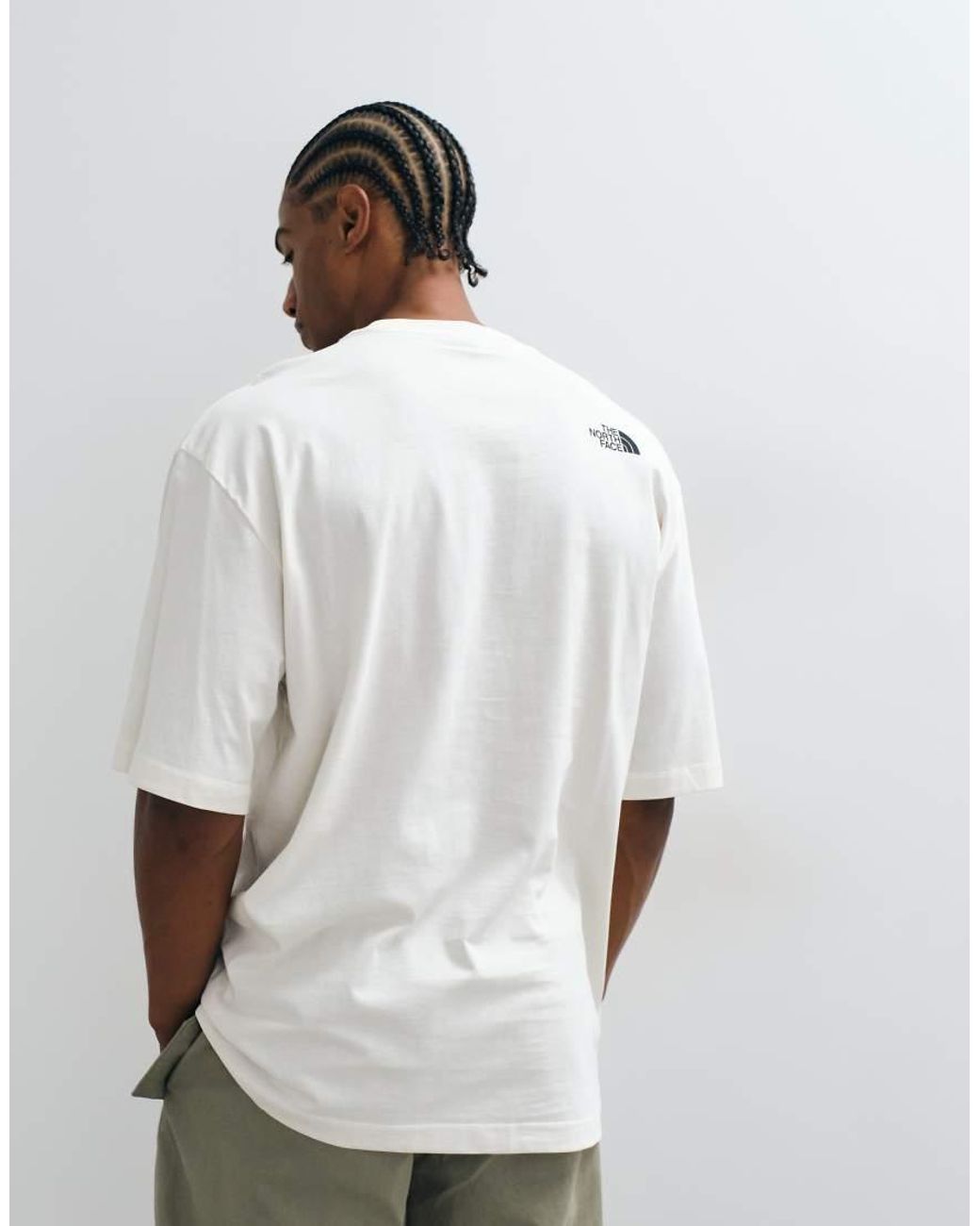 The North Face Gray Rounded Tree Logo T-shirt for men