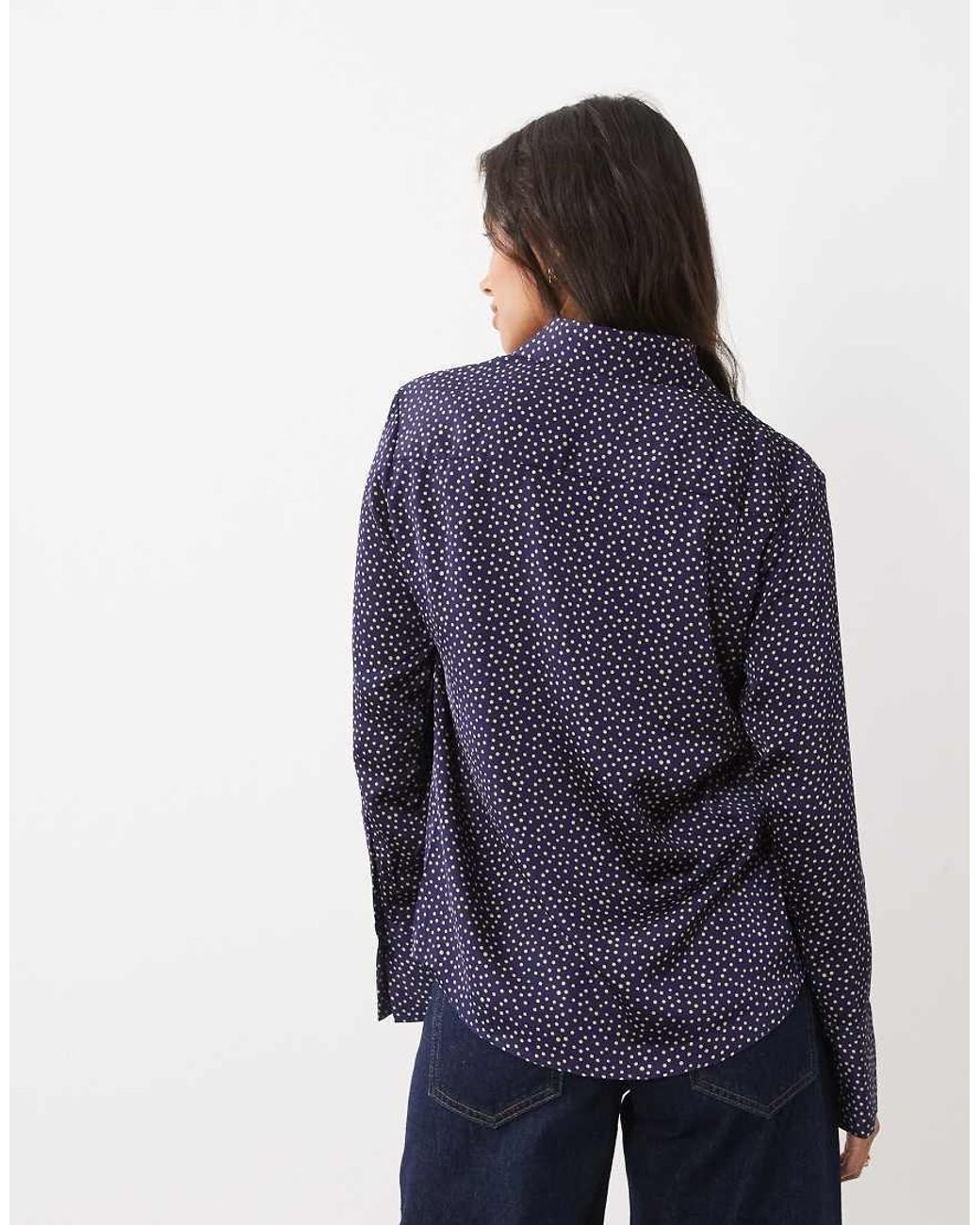 Mango Blue Classic Shirt