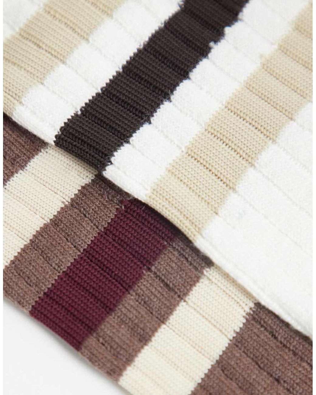 Adidas Originals Brown 2 Pack Ribbed Socks for men