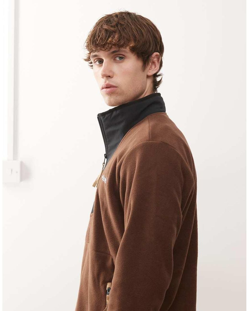 Columbia Brown Sequoia Grove Half Zip Fleece for men