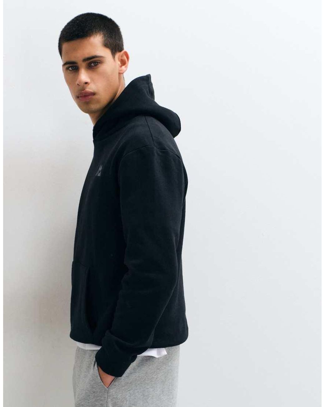MONTIREX Blue Essential Hoodie With Logo for men
