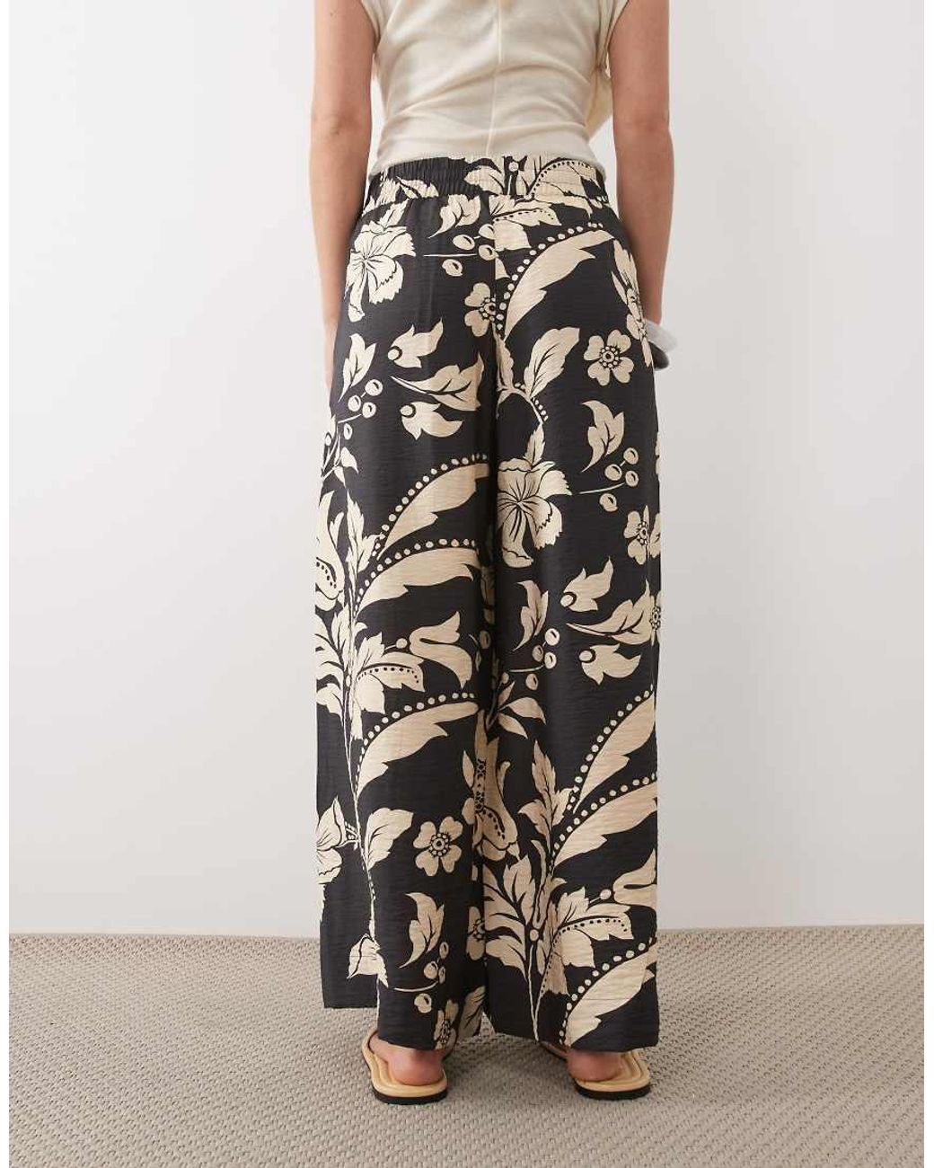 JDY Petite White Wide Leg Pants