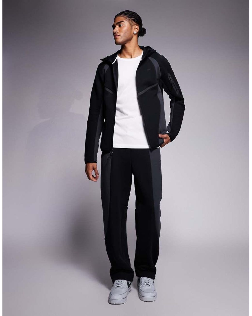 Nike Blue Tech Fleece Pro Full Zip Hoodie for men