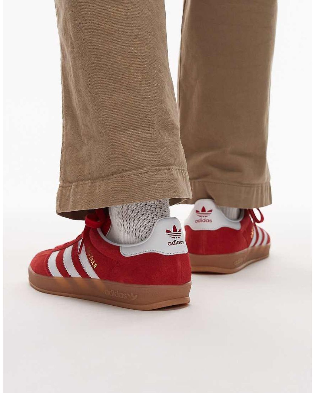 Adidas Originals White Gazelle Indoor Sneakers