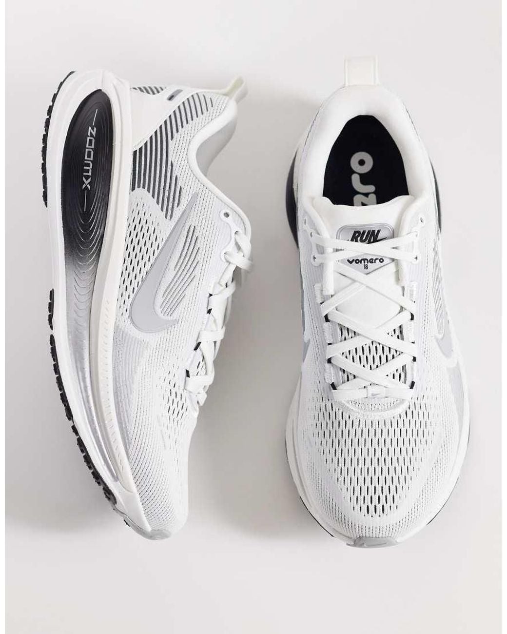 Nike White Vomero 18 Trainers for men