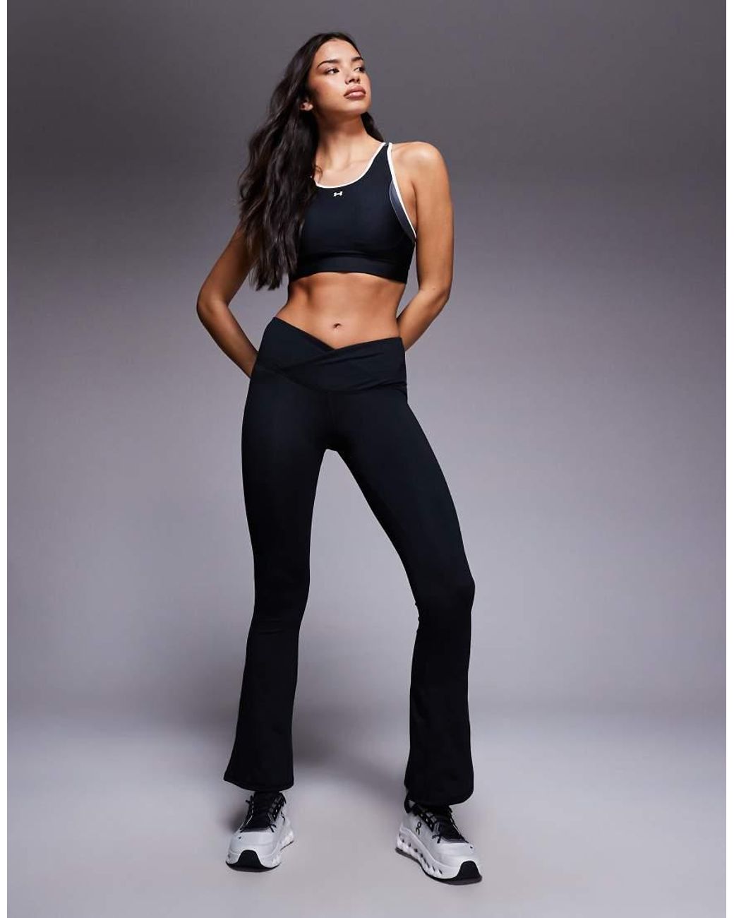 Under Armour Black Crossback Open Back Sports Bra