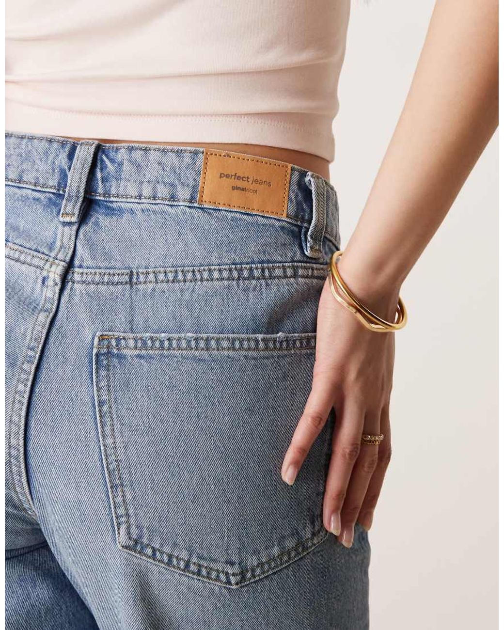 Gina Tricot Blue Denim Bermuda Shorts