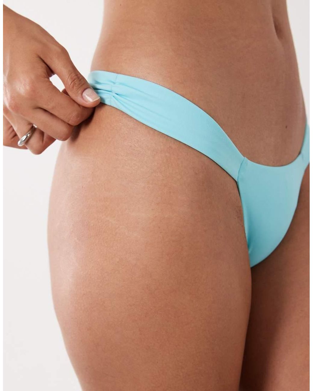 Oh Polly Blue Cheeky Bikini Bottoms Co-Ord