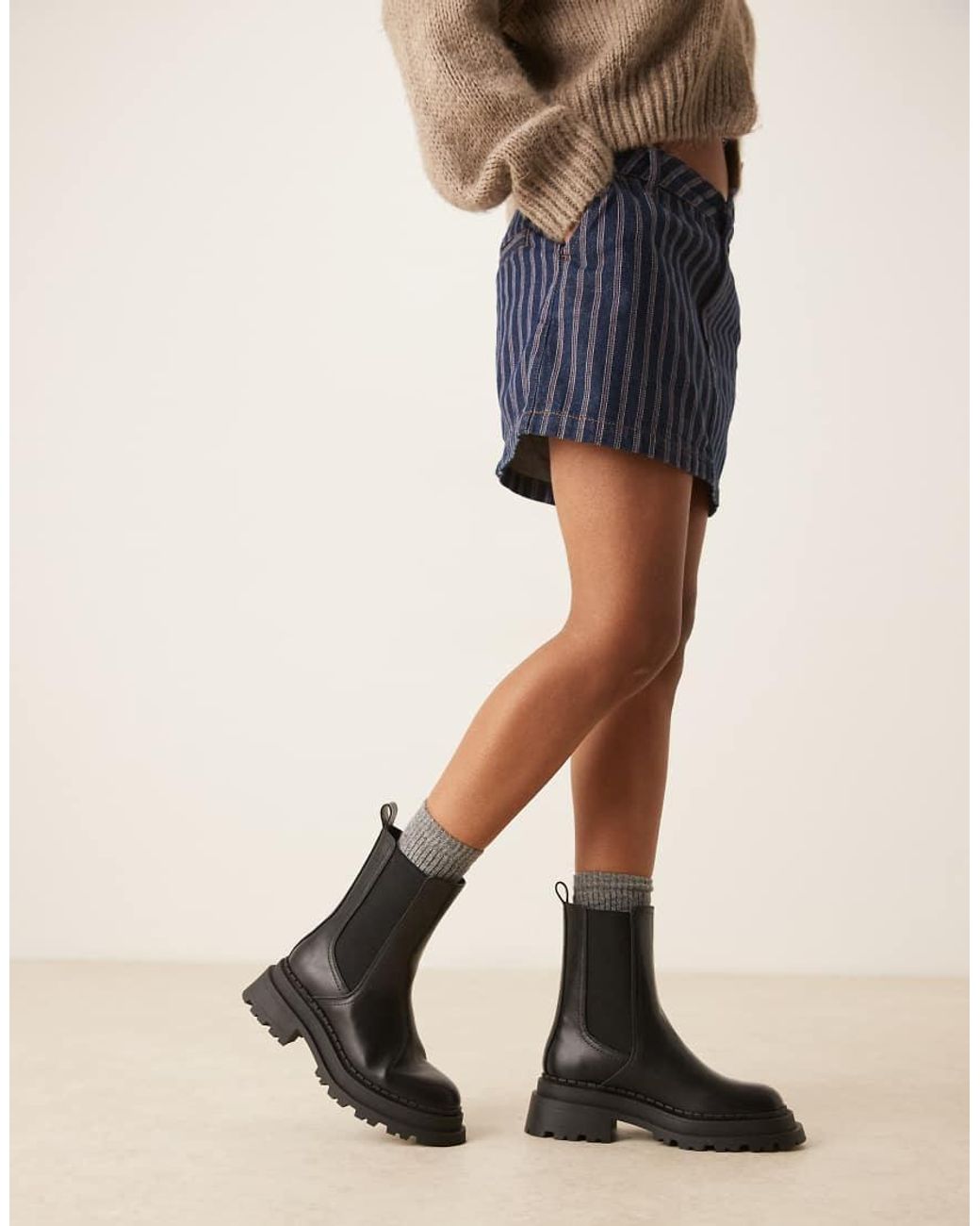Wide Fit di ASOS in Black