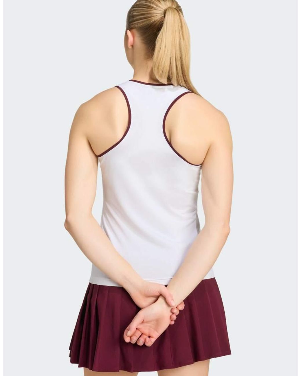 Adidas Originals Red Tennis Classics Tank Top