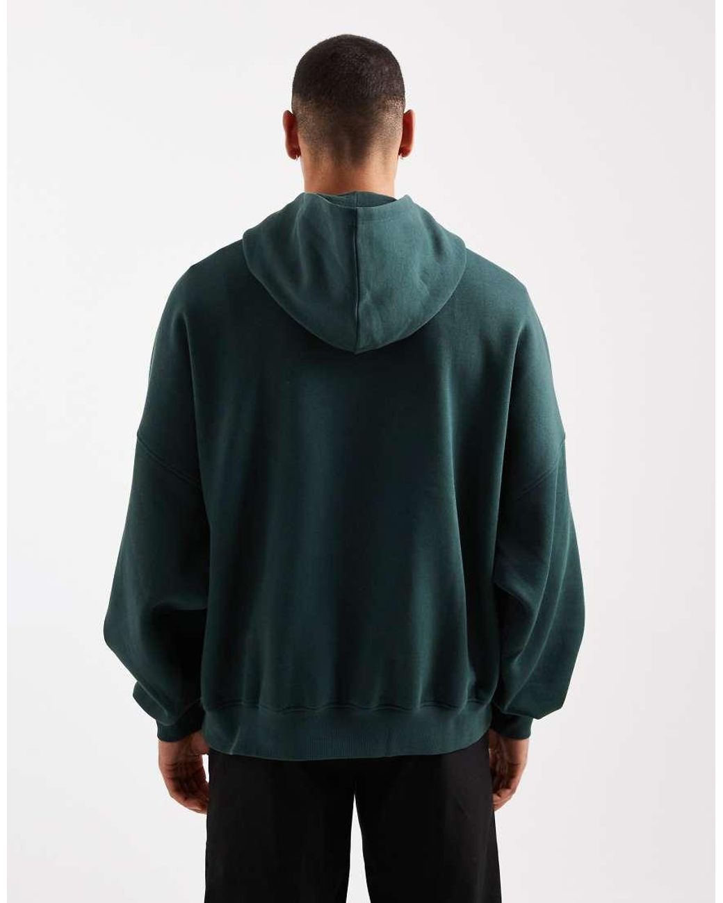ASOS Green Essentials Extreme Oversized Hoodie for men