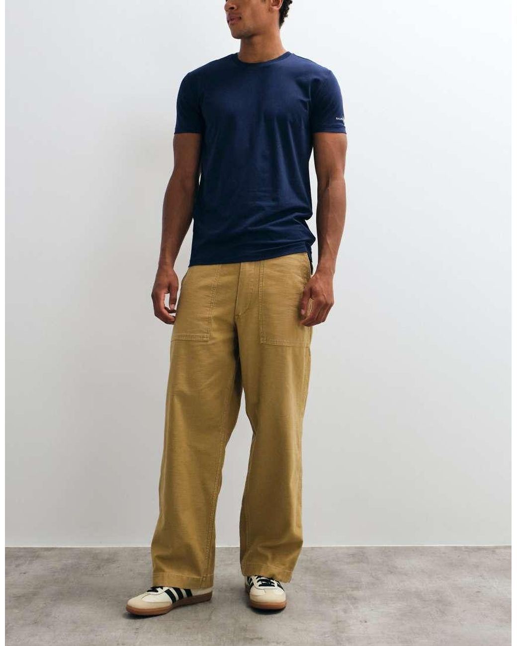 Polo Ralph Lauren Natural Woven Cargo Trousers for men