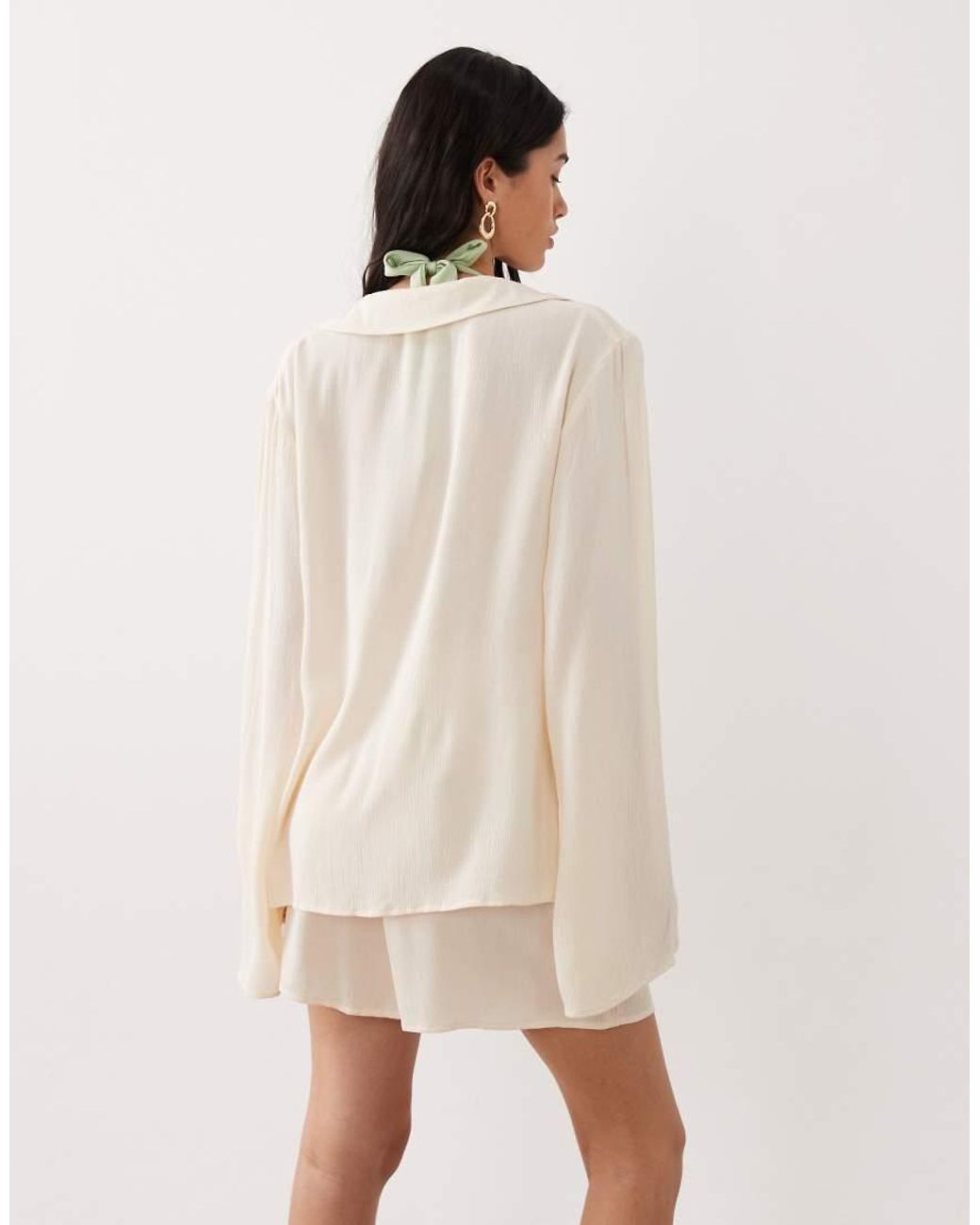 Free Society Natural Knot Front Beach Shirt
